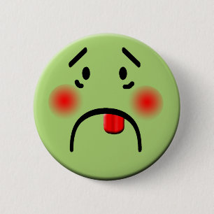 Badge Rond 5 Cm Bouton malade