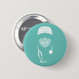 Badge Rond 5 Cm bouton masque cachley