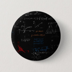Badge Rond 5 Cm Bouton Math