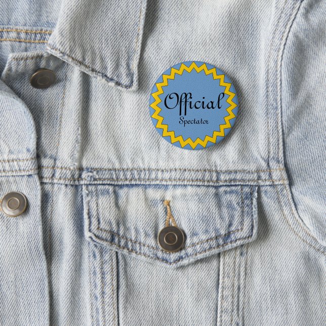 Badge Rond 5 Cm Bouton - Médaillon officiel (En situation)