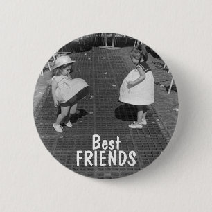 Badge Rond 5 Cm Bouton Meilleurs amis