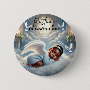 Badge Rond 5 Cm Bouton Mémorial