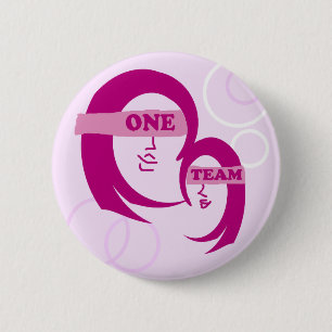 Badge Rond 5 Cm Bouton Mère et fille