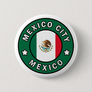 Badge Rond 5 Cm Bouton Mexico