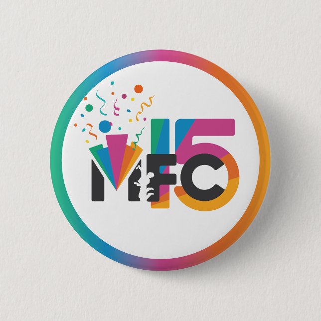 Badge Rond 5 Cm Bouton MFC15 (Devant)