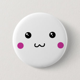 Badge Rond 5 Cm Bouton mignon d'Anime