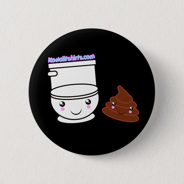 Badge Rond 5 Cm bouton mignon de Kawaii d'anime de filles ou de (Devant)