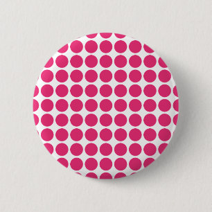 Badge Rond 5 Cm Bouton Mini Pois