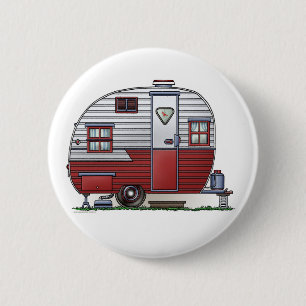 Badge Rond 5 Cm Bouton mobile de campeur de scout