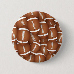 Badge Rond 5 Cm Bouton Motif de football