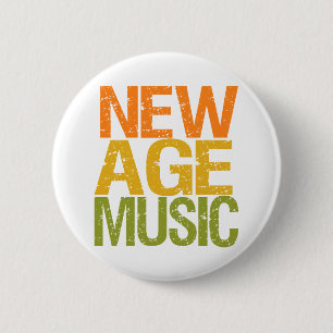 Badge Rond 5 Cm Bouton Musique du nouvel âge