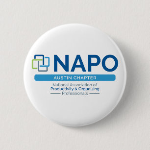 Badge Rond 5 Cm Bouton NAPO Austin