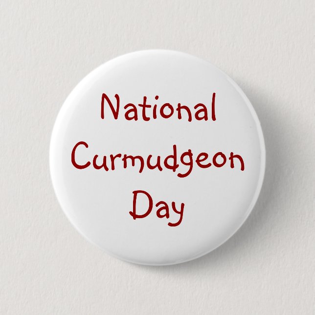 Badge Rond 5 Cm Bouton national de jour d'avare (Devant)