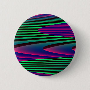 Badge Rond 5 Cm Bouton Neon Seas