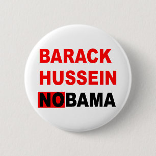 BADGE ROND 5 CM BOUTON NOBAMA 3001