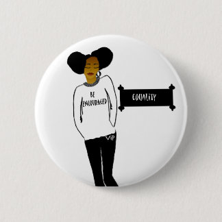 Badge Rond 5 Cm Bouton noir inspiré de mois d'histoire