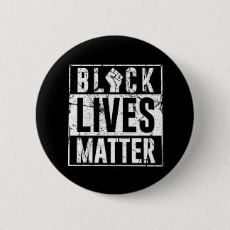 Badge Rond 5 Cm Bouton Noir Lives Matton