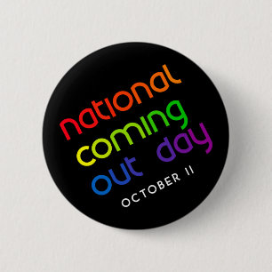 Badge Rond 5 Cm Bouton noir NCOD Rising