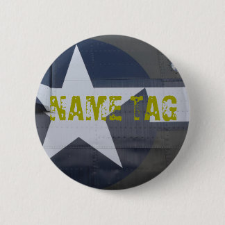 Badge Rond 5 Cm Bouton nommé de l'étiquette B-17