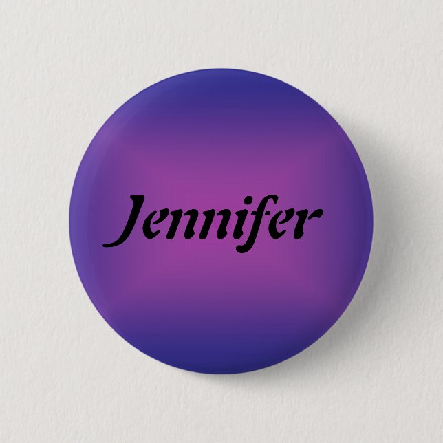 Badge Rond 5 Cm Bouton nommé de modèle (Devant)