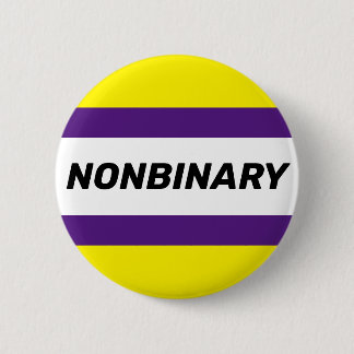 Badge Rond 5 Cm bouton non binaire
