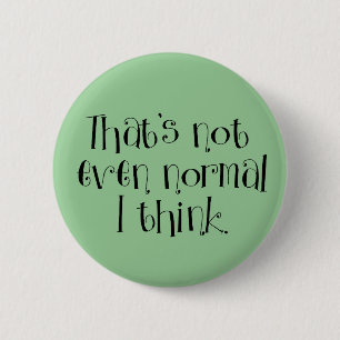 Badge Rond 5 Cm Bouton Non Normal