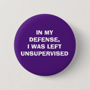 Badge Rond 5 Cm Bouton non supervisé