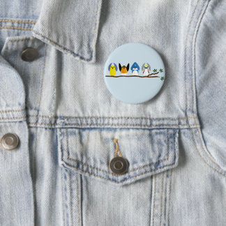 Badge Rond 5 Cm Bouton O-H-I-O Parulines