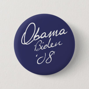 Badge Rond 5 Cm Bouton Obama Biden '08