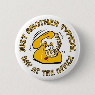 Badge Rond 5 Cm Bouton Office