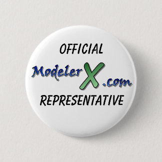 Badge Rond 5 Cm Bouton officiel de représentant de ModelerX.com