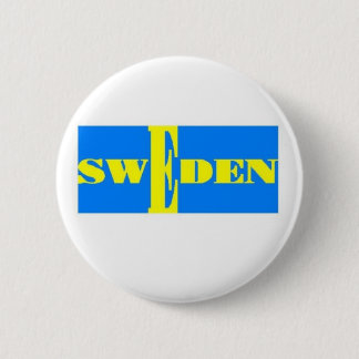 Badge Rond 5 Cm Bouton OLYMPIQUE de la SUÈDE
