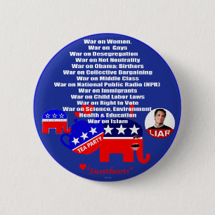 Badge Rond 5 Cm Bouton ON de GUERRE