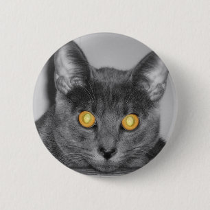 Badge Rond 5 Cm Bouton Or Dusky