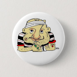 BADGE ROND 5 CM BOUTON OU INSIGNE DE RUGBY