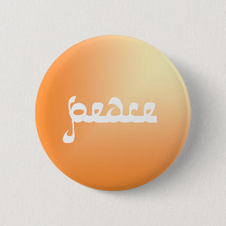Badge Rond 5 Cm Bouton Paix