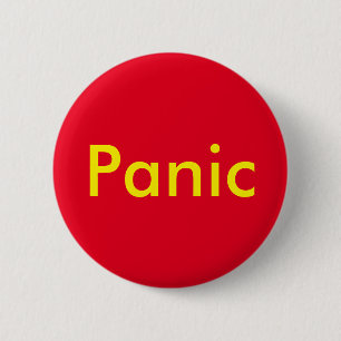 Badge Rond 5 Cm Bouton Panique