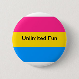 Badge Rond 5 Cm Bouton Pansexual