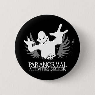 Badge Rond 5 Cm Bouton paranormal