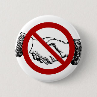 Badge Rond 5 Cm Bouton Pas de poignée de main
