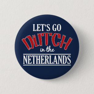 Badge Rond 5 Cm Bouton Pays-Bas