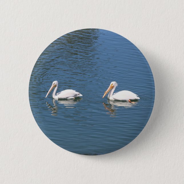 Badge Rond 5 Cm bouton pélican (Devant)