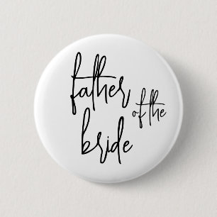 Badge Rond 5 Cm Bouton Père la mariée