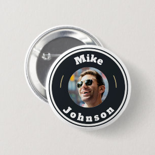 Badge Rond 5 Cm Bouton - Personnalisé (ajouter photo et nom)