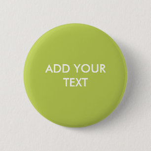 Badge Rond 5 Cm Bouton personnalisé chartreuse doux tendance