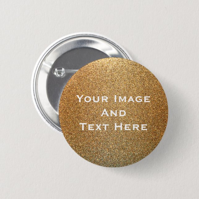 Badge Rond 5 Cm Bouton personnalisé Image et texte (Devant & derrière)