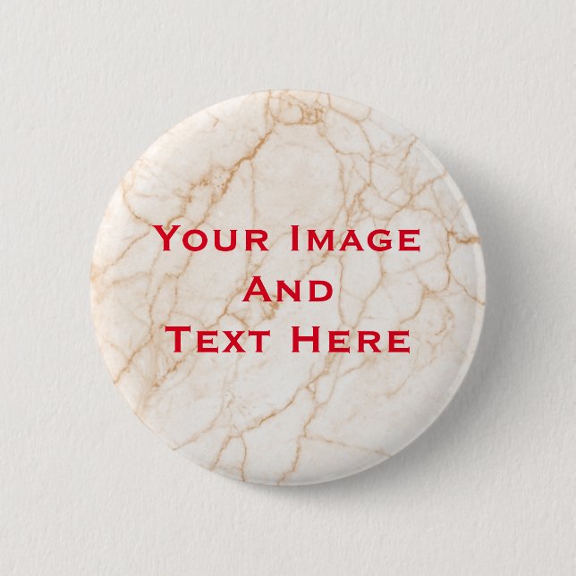 Badge Rond 5 Cm Bouton personnalisé Image et texte (Devant)