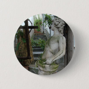Badge Rond 5 Cm Bouton personnalisé Italie romantique