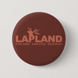 Badge Rond 5 Cm Bouton personnalisé LAPLAND