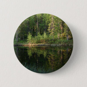 Badge Rond 5 Cm Bouton personnalisé Réflexions de la nature
